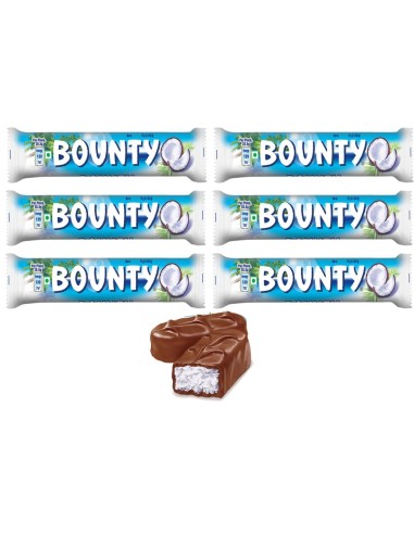 خرید شکلات نارگیلی بونتی ( پک 6 عددی ) Bounty Coconut Chocolate