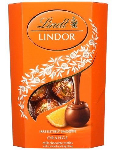 خرید شکلات کادویی پرتقالی لیندور لینت Lindt Lindor Orange Chocolate