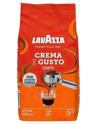 قیمت خرید دانه قهوه لاوازا (لاواتزا) کرما ای گوستو فورته Lavazza Crema E Gusto Forte 1000g