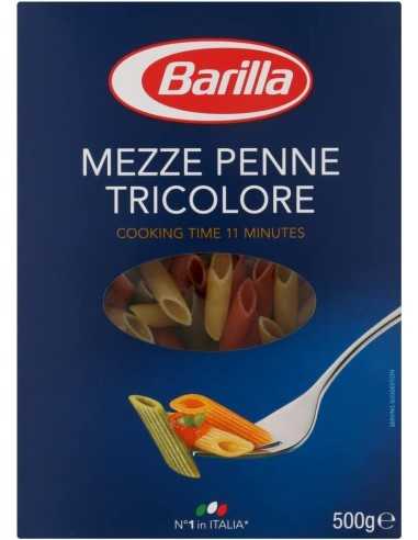 خرید پاستا پنه سه رنگ باریلا Barilla Mezze Penne Tricolori Pasta