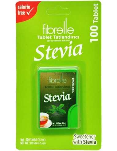 خرید قرص شیرین کننده رژیمی ( با استویا ) فیبرله Fibrelle Sweetener (With Stevia) Tablet