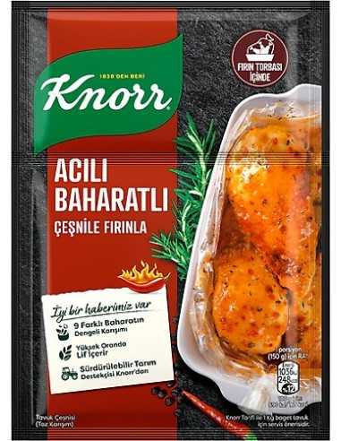 خرید ادویه مرغ چیلی و فلفل کنور Knorr Acili Baharatli Firinda Tavuk Cesnisi
