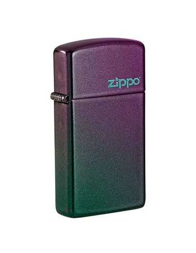 فندک زیپو مدل رنگین کمانی Zippo 49267ZL (SLIM IRIDESCENT)