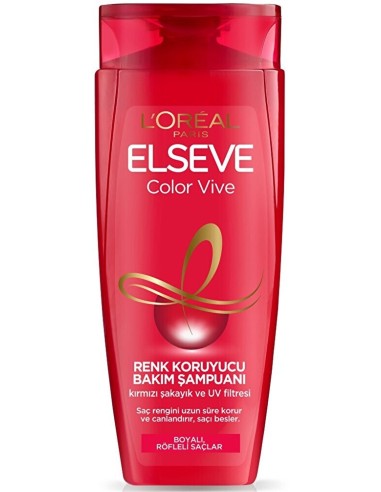 خرید شامپو مخصوص موهای رنگ شده السیو لورآل Loreal Elseve Color vive Renk Koruyucu Bakim Sampuani