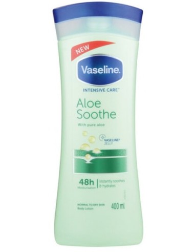 خرید لوسیون بدن آلوئه سوت ( آلوئه ورا ) وازلین Vaseline Intensive Care Aloe Soothe Body Lotion