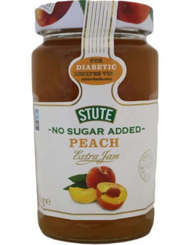 خرید مربا هلو بدون قند استوت Stute No Sugar Added peach Extra Jam