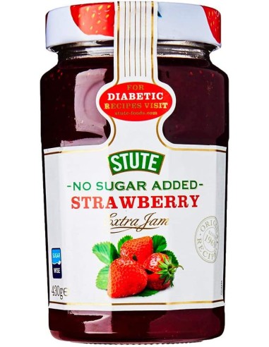 خرید مربا توت فرنگی بدون قند استوت Stute No Sugar Added Strawberry Extra Jam