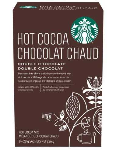 هات چاکلت (هات کاکائو) استارباکس دابل چاکلت 8عددی Starbucks Double Chocolate Hot Cocoa
