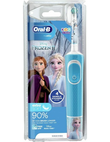 خرید مسواک برقی کودک 3 سال به بالا فروزن اورال بی Oral B Frozen Kids 3+ Electric Rechargeable Toothbrush