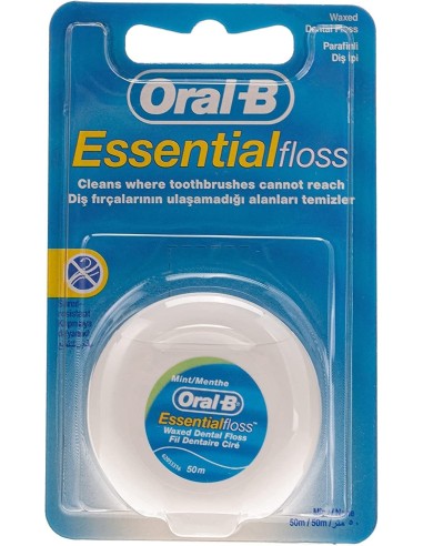 خرید نخ دندان اسنشیال اورال بی Oral B Essential Flosse