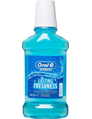 خرید دهان شویه لستینگ فرشنس نعنایی اورال بی Oral B Complete Lasting Freshness Arctic Mint Mouthwash