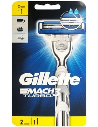 خرید تیغ اصلاح مچ 3 توربو ژیلت Gillette Mach 3 Turbo Shaving Blade