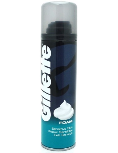 خرید فوم اصلاح پوست حساس ژیلت Gillette Classic Sensitive Skin Shaving Foam