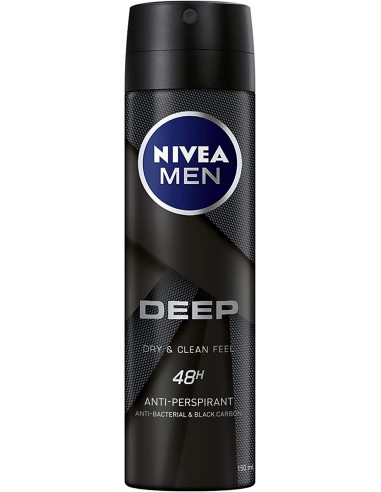 خرید اسپری بدن ضد تعریق مردانه دیپ نیوآ Nivea Deep Body Spray
