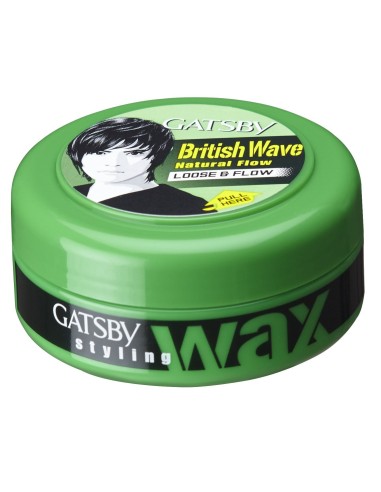 خرید واکس مو بریتیش ویو نچرال فلو گتسبی Gatsby British Wave Natural Flow Hair Wax