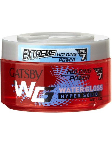 خرید ژل مو هایپر سولید گتسبی Gatsby Water Gloss Hyper Solid Hair Gel