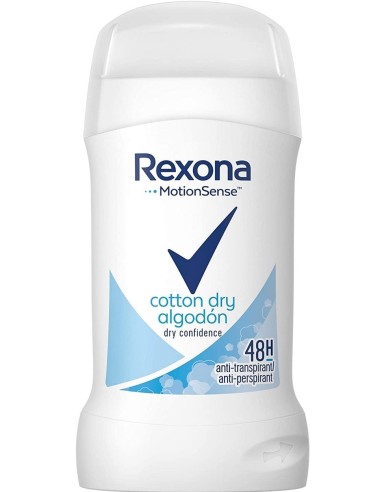 خرید استیک ضد تعریق زنانه کاتن درای رکسونا Rexona Cotton Dry Algodon Deodorant Stick
