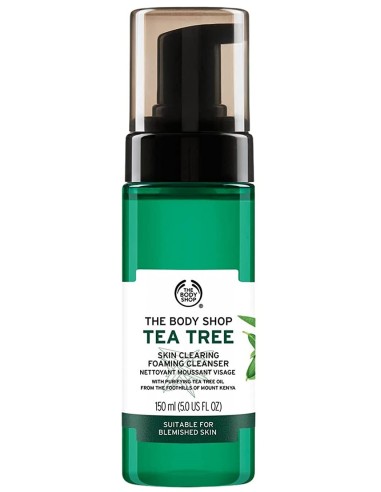 فوم شست و شوی صورت درخت چای بادی شاپ The Body Shop Tea Tree Skin Clearing Foaming Cleanser