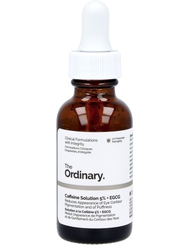 خرید سرم دور چشم ضد تیرگی و پف کافئین 5٪ دی اوردینری The Ordinary Caffeine 5% + ECGC Solution Eye Serum