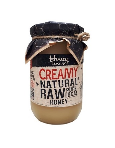 خرید عسل خالص خامه ای هانی تاون Honey Town Creamy Natural Raw Pure Honey