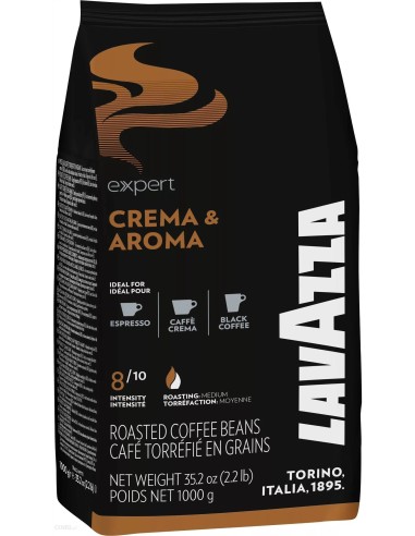 خرید دانه قهوه اسپرسو کرما آروما لاوازا Lavazza Crema & Aroma Expert Coffee Beans