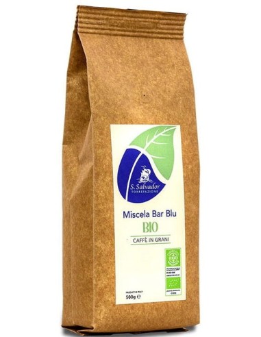 خرید دانه قهوه آبی بیو سالوادور S.Salvador Miscela Bar Blu Bio Coffee Beans