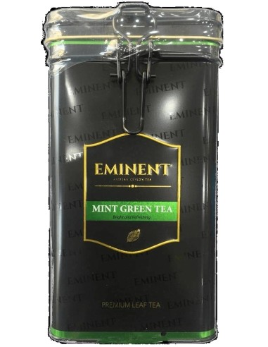 خرید چای سبز با طعم نعنا قوطی فلزی امیننت Eminent Mint Green Tea