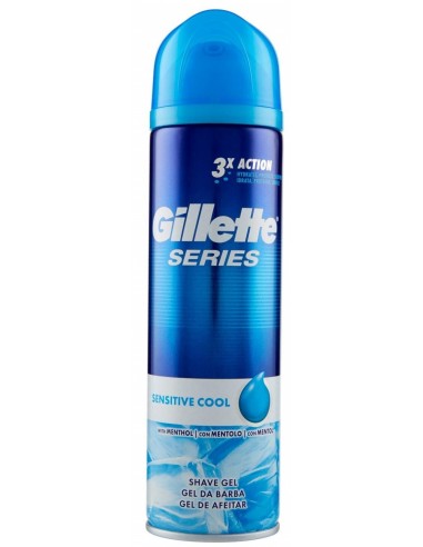 قیمت و خرید ژل اصلاح صورت ژیلت سنسیتیو کول 200 میل Gillette Series Sensitive Cool Shaving Gel