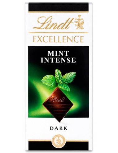 قیمت و خرید شکلات تلخ اکسلنس لینت با طعم نعناع 100 گرمی Lindt Excellence Menth Intense Noir