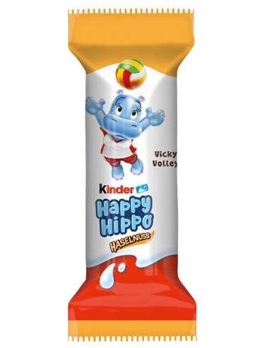 قیمت و خرید بسکوییت فندقی هپی هیپو کیندر 20 گرمی Kinder Happy Hippo Hazelnuss