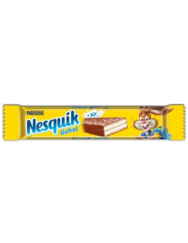 قیمت خرید ویفر شیری شکلاتی نسکویک نستله ترکیه ای 26.7 گرمی Nestele Nesquik Milk Chocolate Wafer