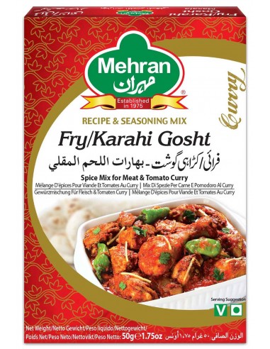 قیمت و خرید ادویه گوشت پاکستانی مهران 50 گرمی Fry/Karahi Gosht Masala