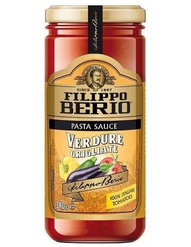 قیمت خرید سس پاستا ایتالیایی فیلیپو بریو با طعم سبزیجات گریل شده 340 گرمی Filippo Berio Verdure Grigliate Pasta Sauce