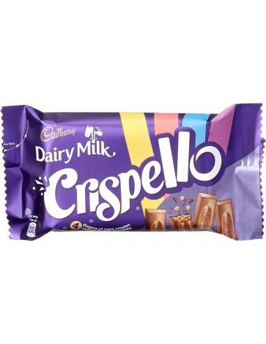 قیمت و خرید شکلات شیری کادبری کریسپلو مصری 36 گرمی Cadbury Dairy Milk Crispello Chocolate