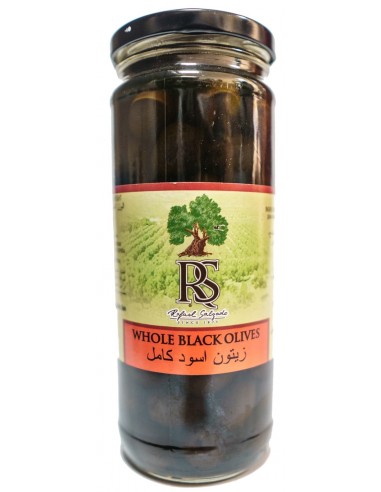 قیمت خرید زیتون سیاه اسپانیایی رافائل سالگادو 270 گرمی Rafael Salgado Whole Black Olives