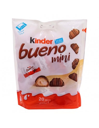 قیمت و خرید شکلات شیری کیندر بوینو مینی 20 عددی با طعم فندق (108 گرم) Kinder Bueno Mini Chocolate