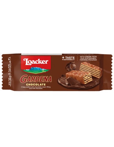 قیمت خرید ویفر لواکر شکلاتی گاردنا 38 گرمی Loacker Gardea Chocolate Wafer