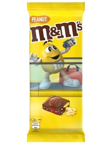 ovdn شکلات شیری حاوی بادام زمینی ام اند امز 165 گرمی m&m's Peanut Chocolate