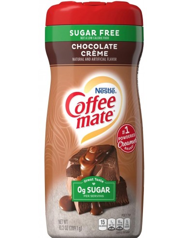 خرید کافی میت شکلاتی بدون شکر نستله 289 گرمی Nestle Sugar Free Chocolate Crème Coffee Mate