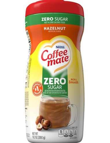 خرید کافی میت فندقی بدون شکر نستله 289 گرمی Nestle Sugar Free Hazelnut Crème Coffee Mate