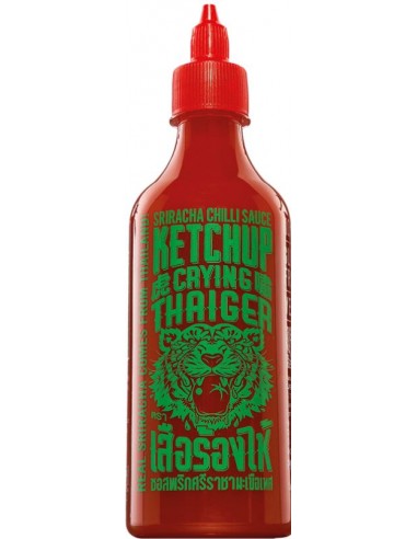 سس کچاپ نسبتاً تند سیراچا کرایینگ تایگر 440 گرمی Crying Thaiger Sriracha Ketchup Chilli Sauce