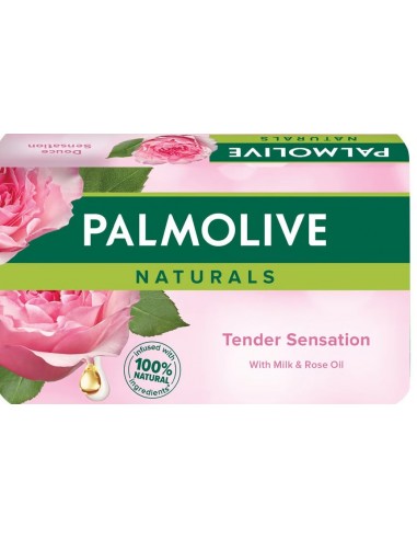 خرید صابون پامولیو با روغن گل رز- قالب 150 گرمی Palmolive Naturals Tender Sensation with Milk & Rose oil Soap