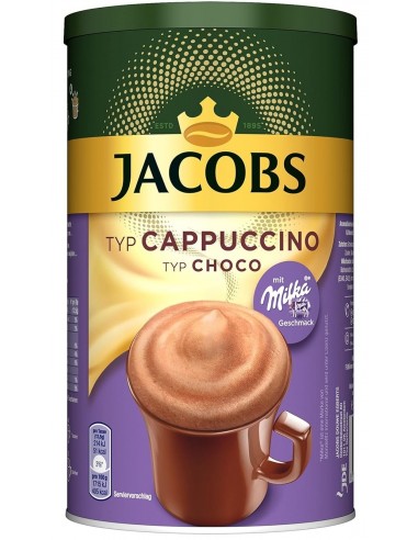 خرید قهوه فوری کاپوچینو جاکوبز با طعم شکلات شیری- 500 گرمی Jacobs Cappuccino Choco Instant Coffee