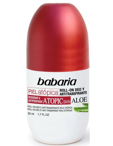خرید رول ضد تعریق اتوپیک باباریا مخصوص پوست حساس- 50 میلی Babaria Deodorant for Atopica Skin Roll On