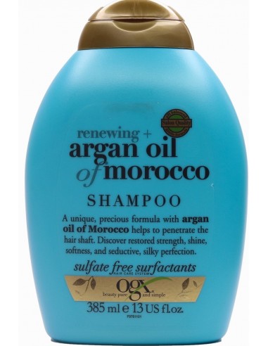خرید شامپو ترمیم کننده مو او جی ایکس حاوی روغن آرگان مراکشی 385 میلی OGX Renewing Argan Oil of Morocco Shampoo