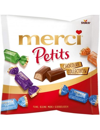 خرید شکلات شیری مخلوط مرسی پتیت 125 گرمی Merci Petits Chocolate Collection