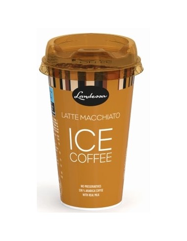 خرید آیس کافی لاته ماکیاتو لیوانی لندسا 230 میل Landessa Latte Macchiato Ice Coffee