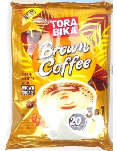 خرید کافی میکس رژیمی براون کافی تورابیکا 20 عددی- 500 گرمی ToraBika Brown Coffee