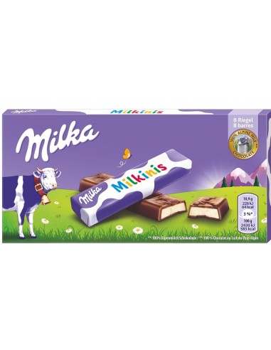شکلات شیری تخته ای میلکا میلکینیز 87.5 گرمی Milka Milkinis Chocolate Bars
