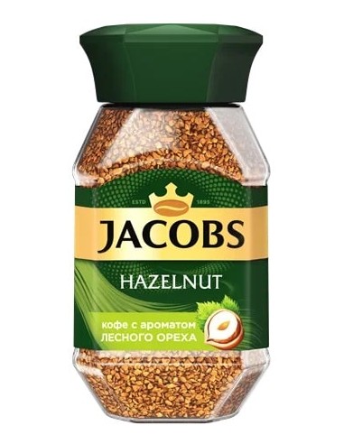 قهوه فوری جاکوبز با طعم فندق- 95 گرمی Jacobs instant coffee with Hazelnut flavor